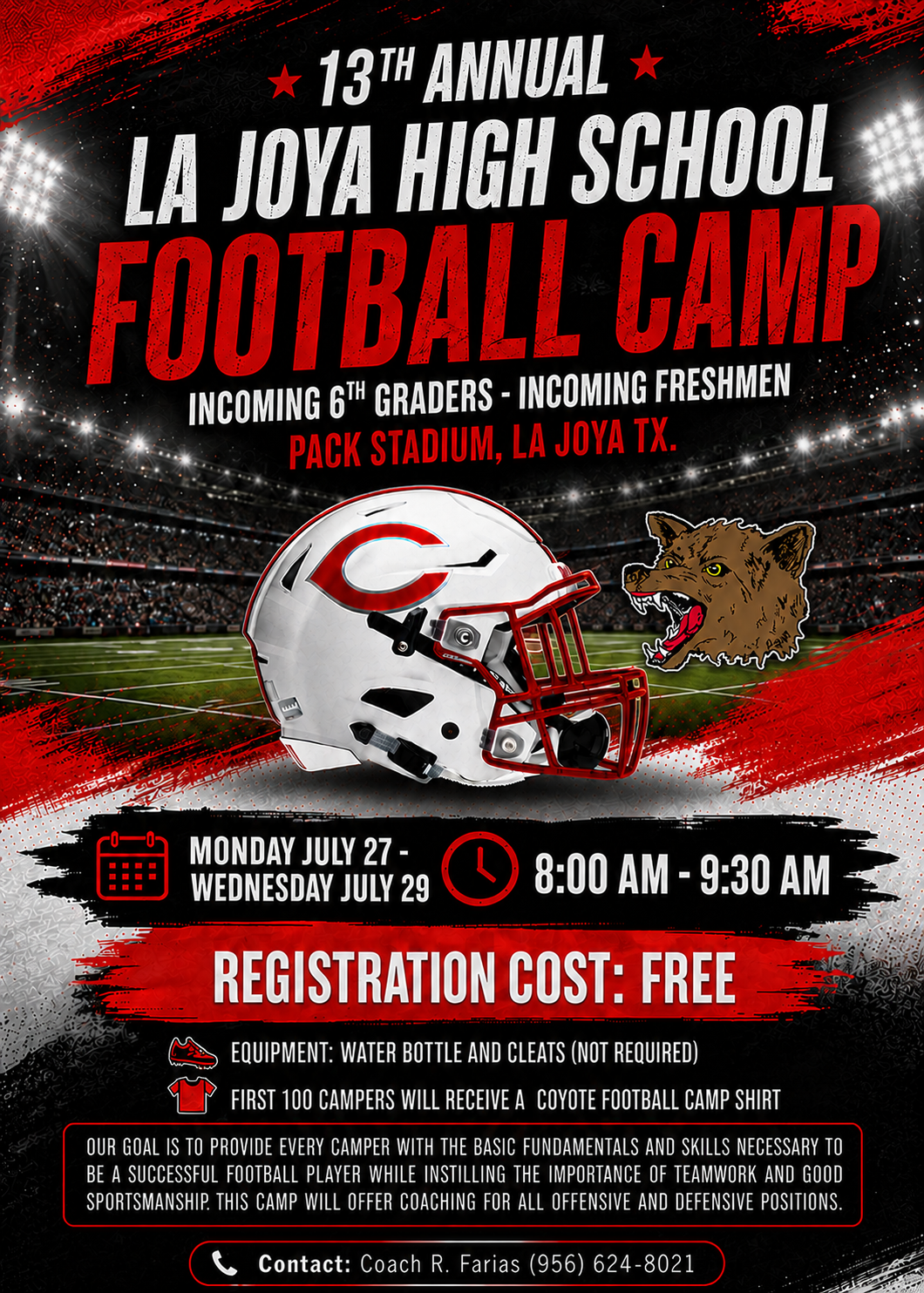 🏈🐺 Future Coyotes, Get Ready for Football Season! 🐺🏈