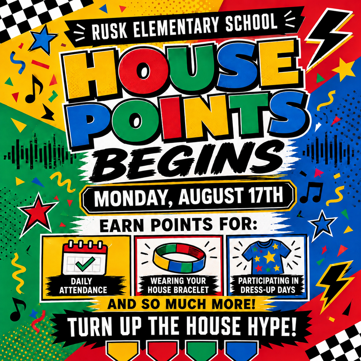 At RES, We Earn House Points!