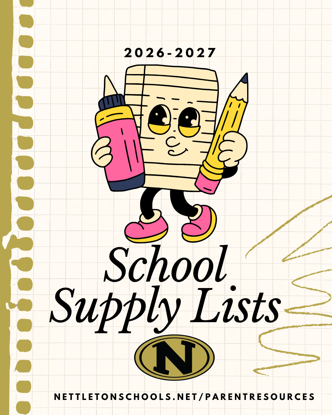 2026-2027 School Supply Lists