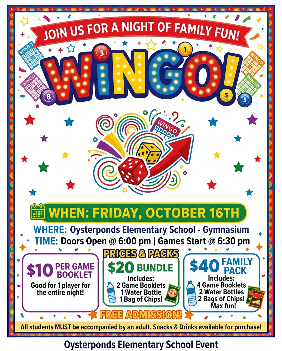 WINGO IS BACK!!! October 16th @ 6:00 pm
