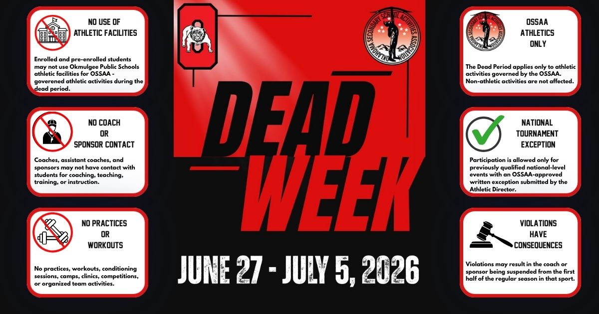 OSSAA Summer Dead Period 