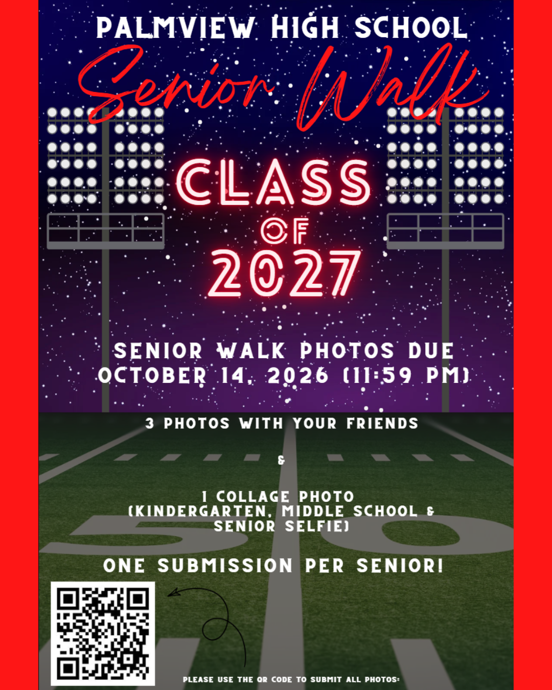 🎓🐺 Class of 2027: Senior Walk Photo Submission!