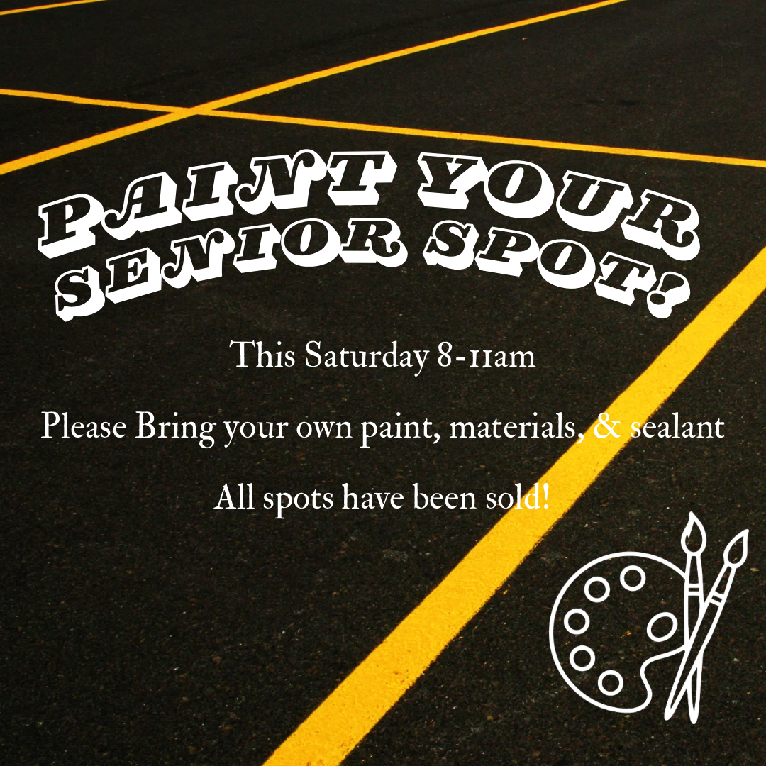 Paint your Senior Spot - Saturday