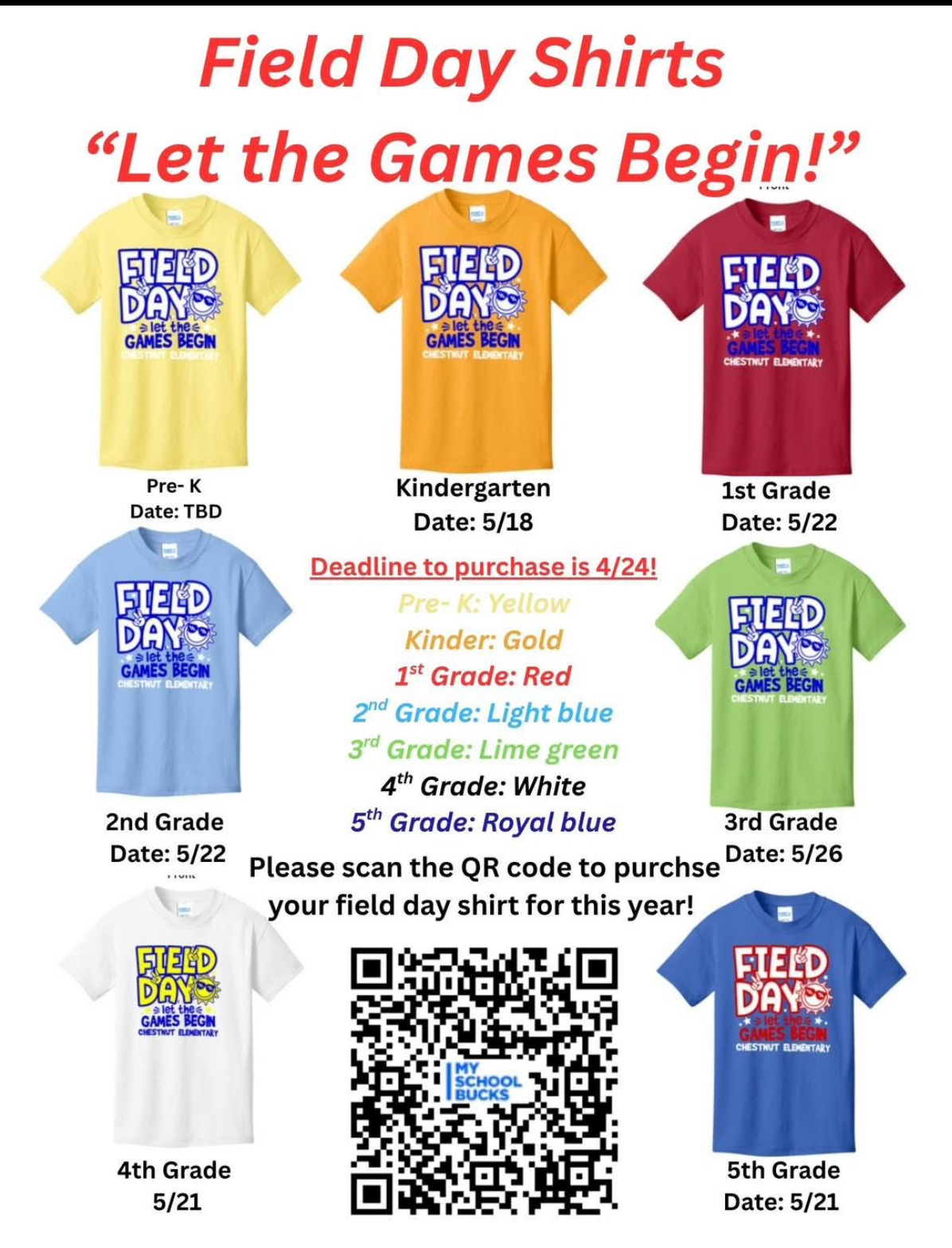 Field Day Sale Extended to April 29