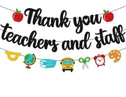 Teachers and Staff Appreciation Week!