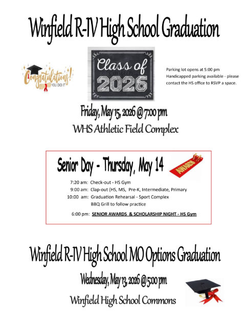 WHS Graduation and Senior Awards 2026