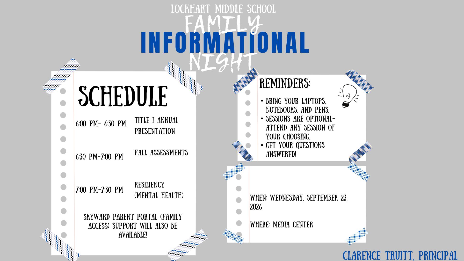 Family Informational Night!
