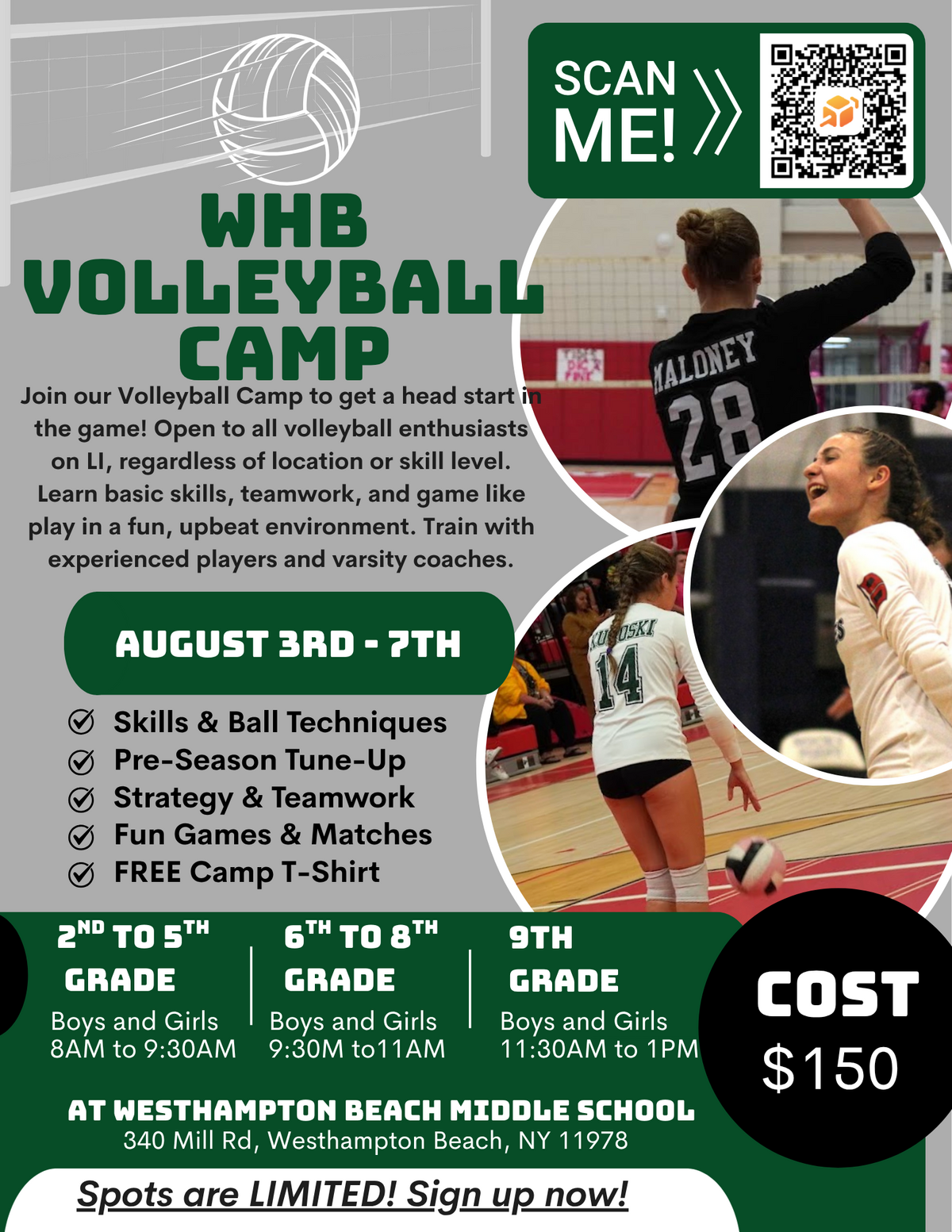WHB Volleyball Camp