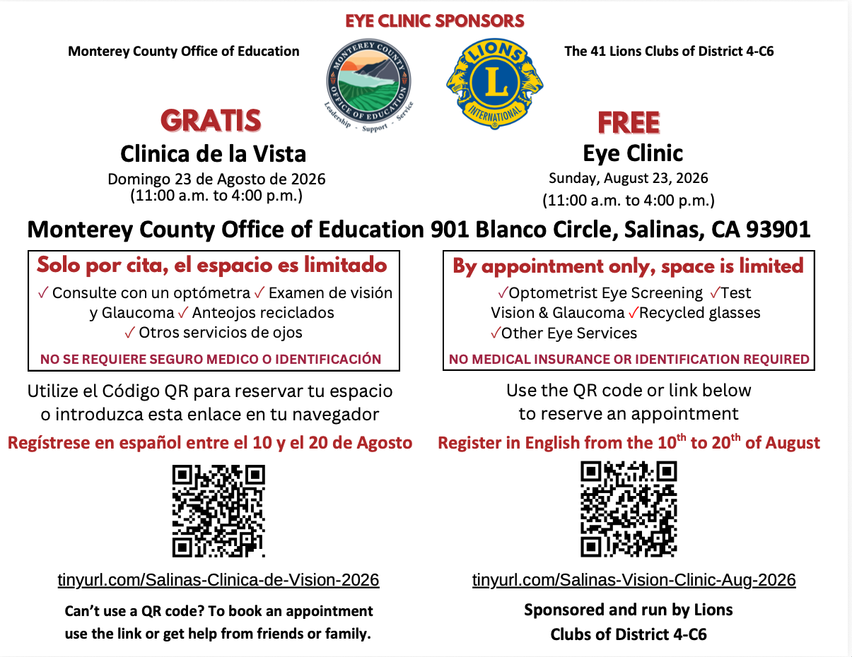 Free Eye Exams