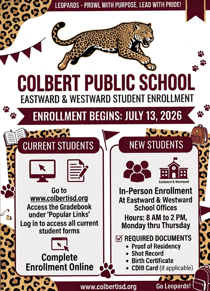 Eastward and Westward Enrollment Begins!