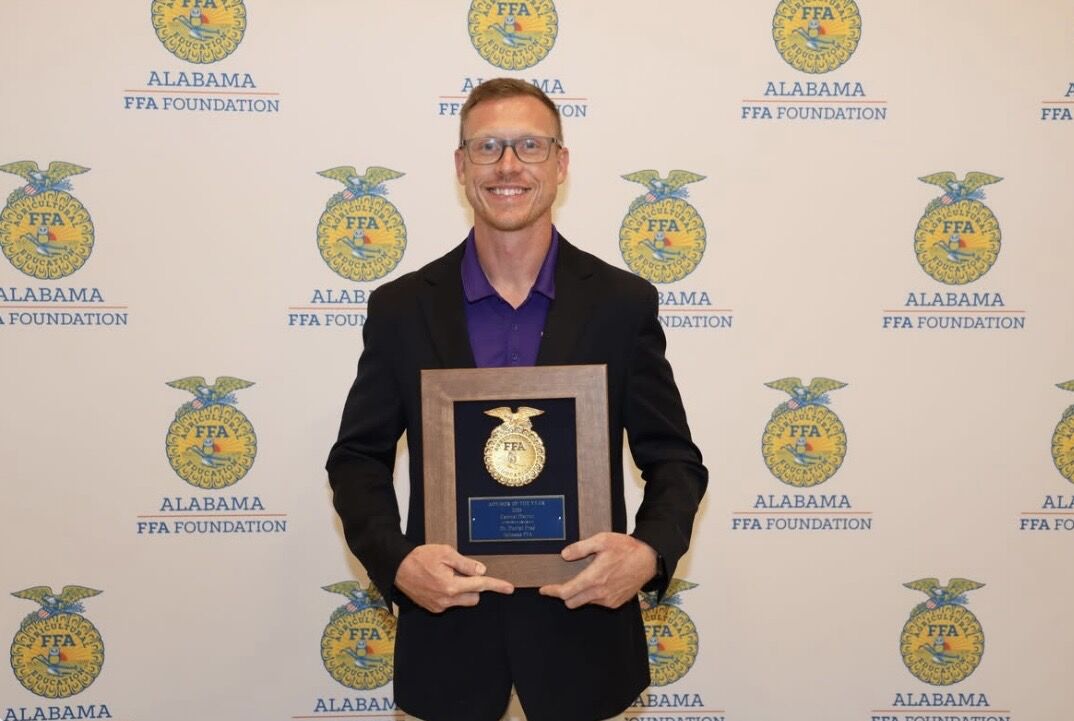 Dr. Free Named Alabama FFA Central District Advisor of the Year