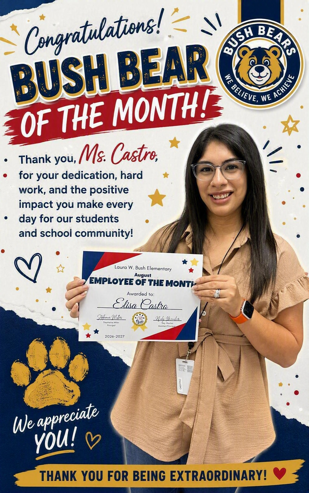 Bush Bear of the Month!