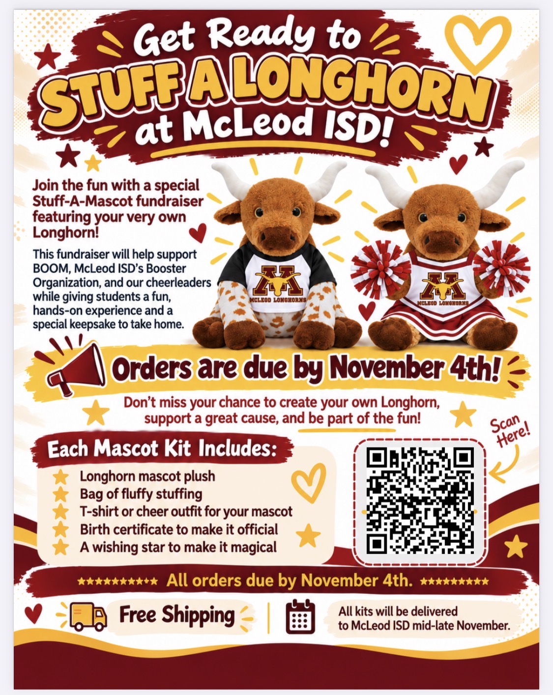 Stuff a Longhorn Fundraiser