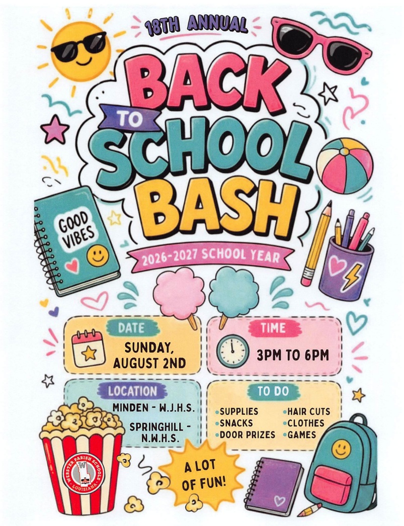 Back to School Bash, August 2, 2026