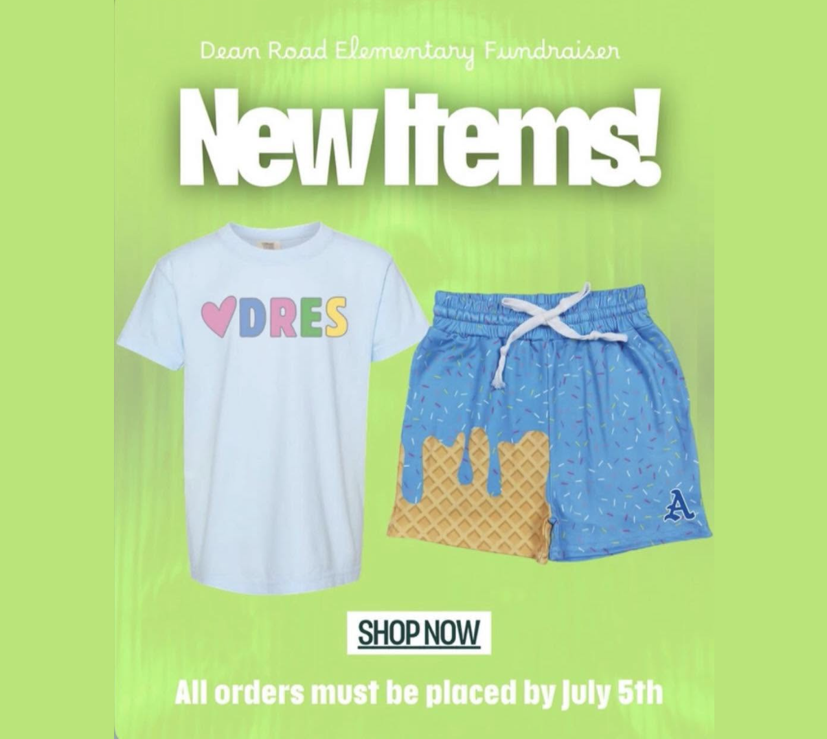 Preorder for DRES shirts, shorts, and more! 