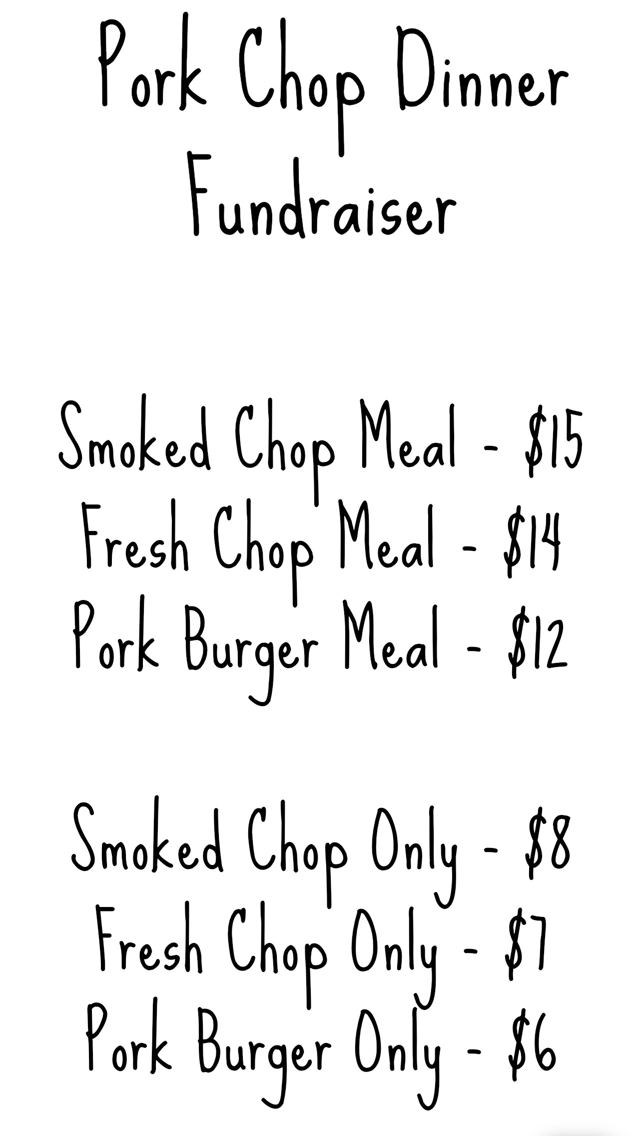 Join us this Saturday after the Brook 4th of July Parade for the Junior Class/Class of 2028 Pork Chop Meal! 