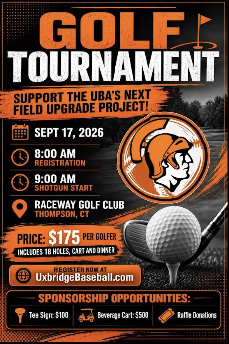 Uxbridge Baseball Fundraiser Flyer