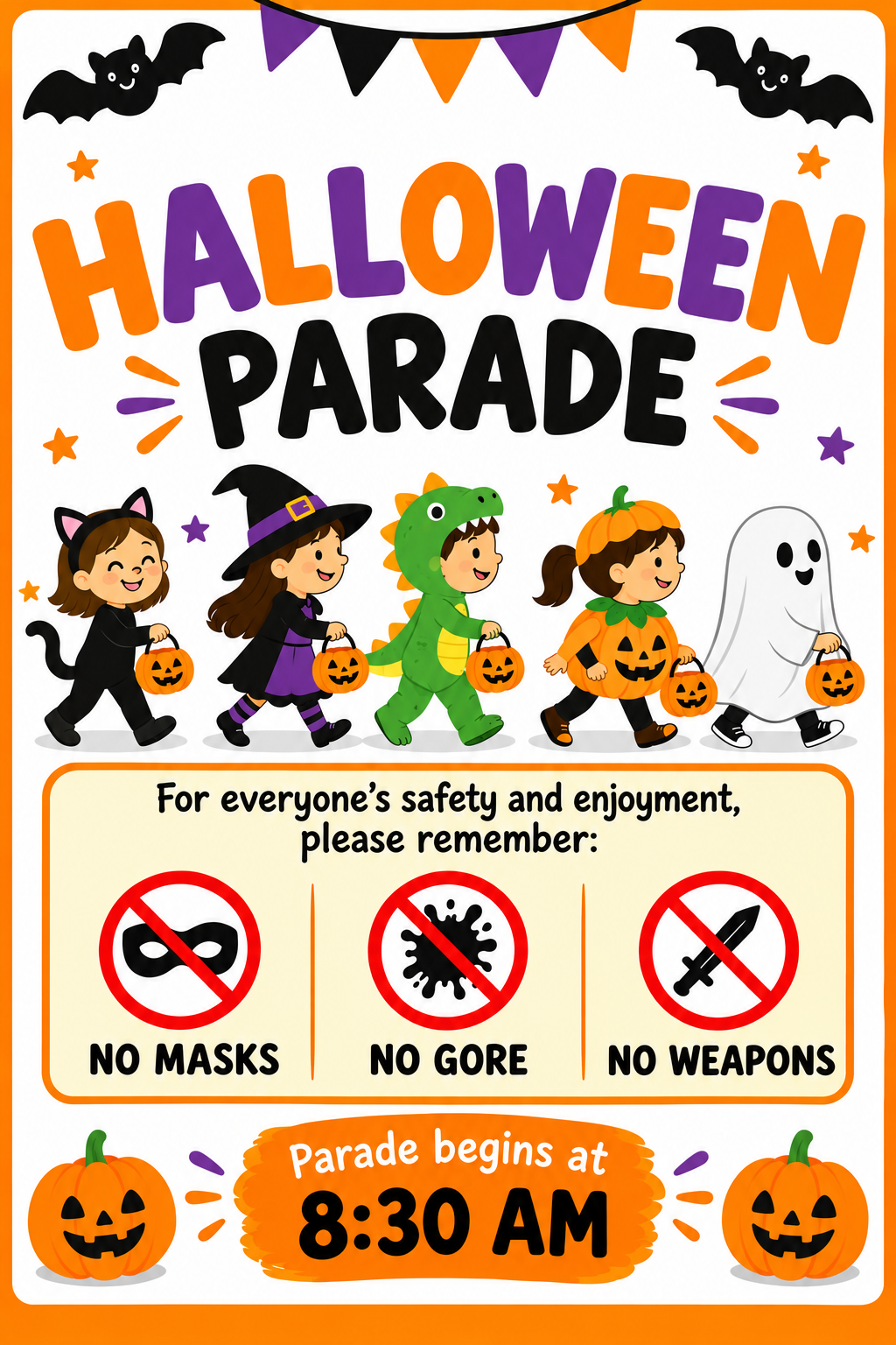 Halloween Parade Friday, 10/30!!