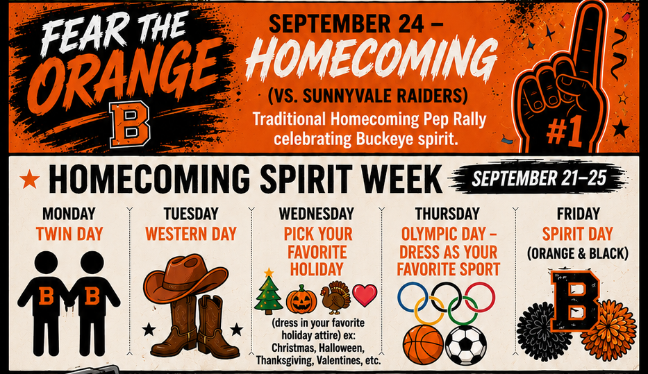Homecoming Week and Pep Rally Day