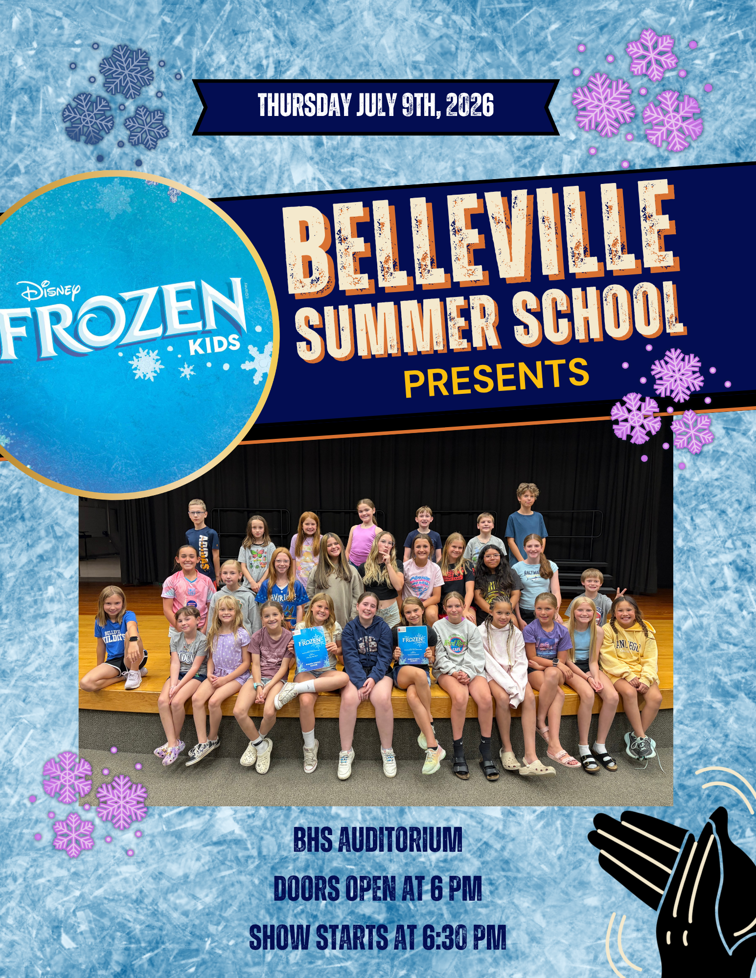 Summer Theatre Production of Frozen Kids