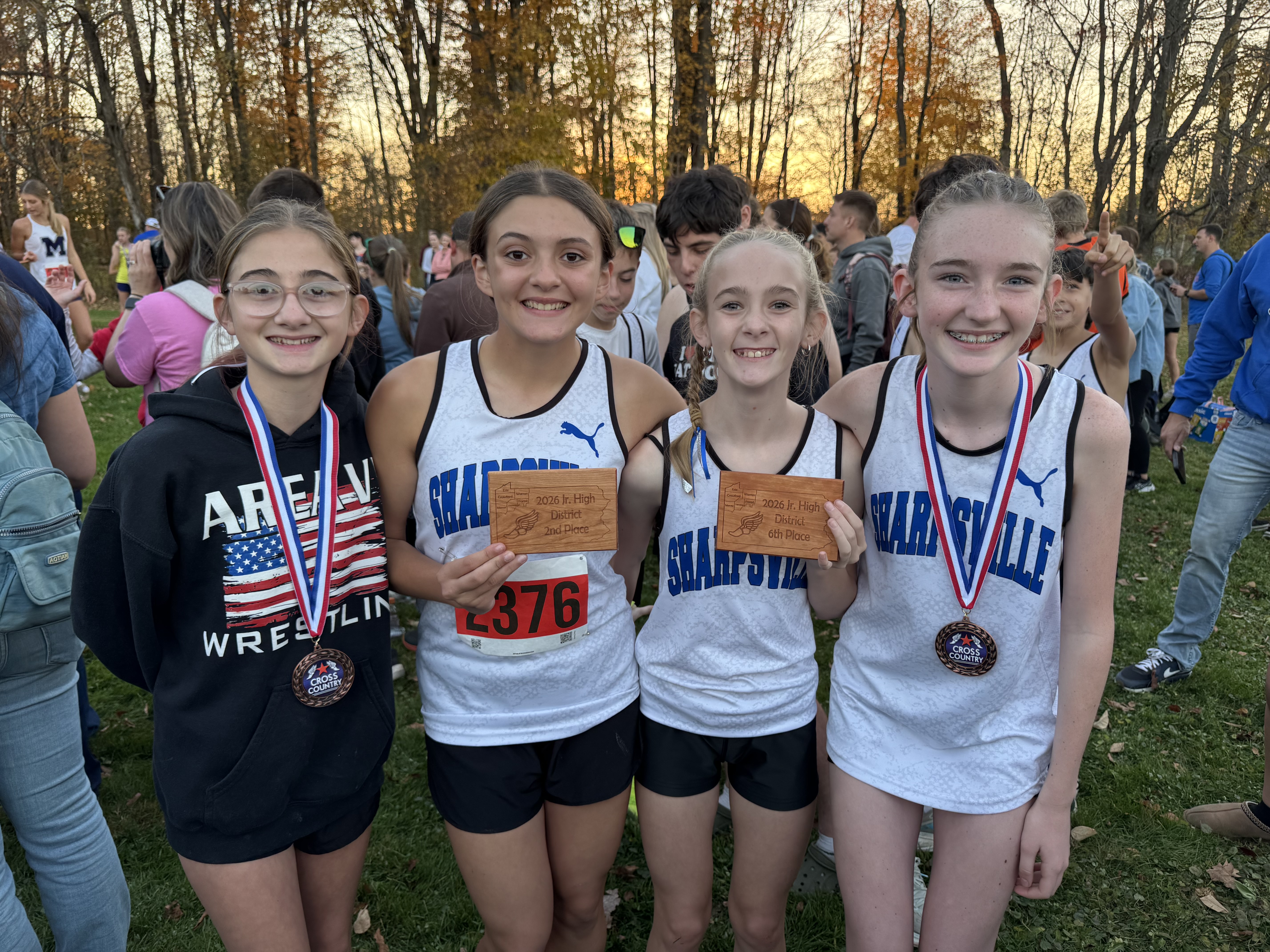 Middle School Cross Country Shines at Districts