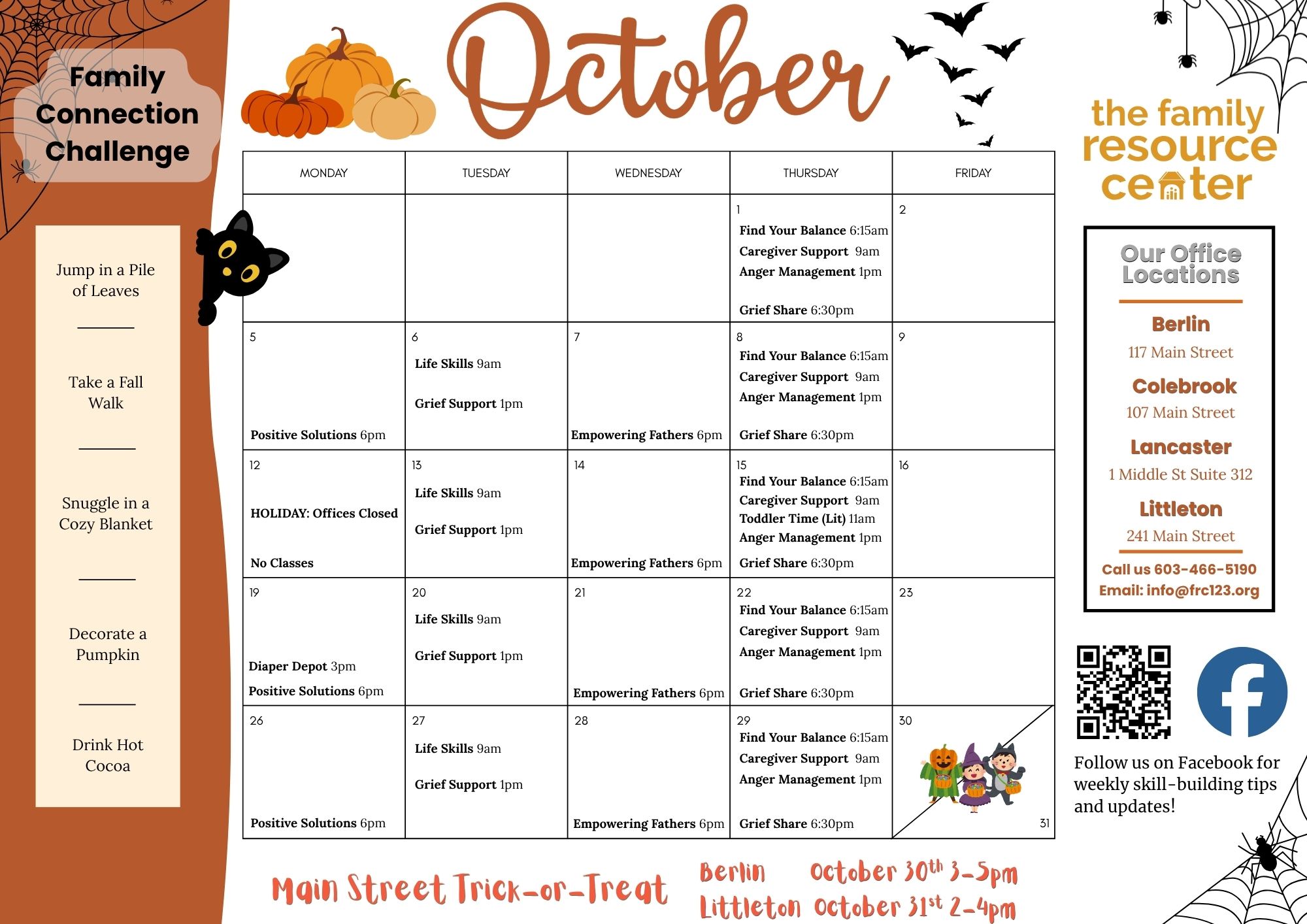 FRC October Happenings