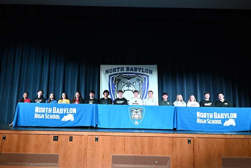 North Babylon Recognizes Student-Athletes During Signing Day