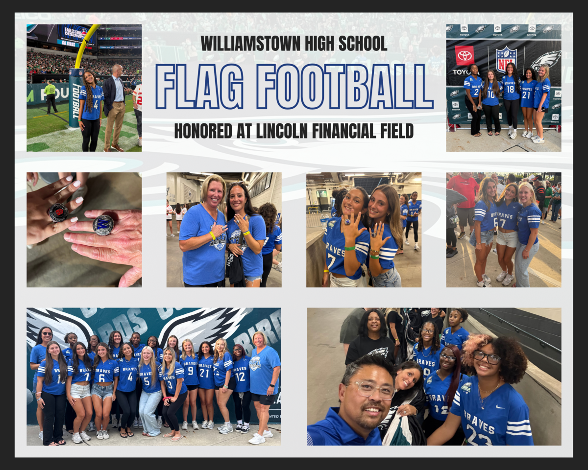 WHS Flag Football Honored at Philadelphia Eagles Game