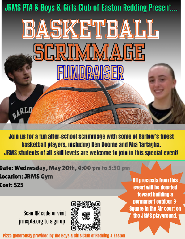 Basketball Scrimmage Fundraiser ~ Wednesday, May 20, 2026