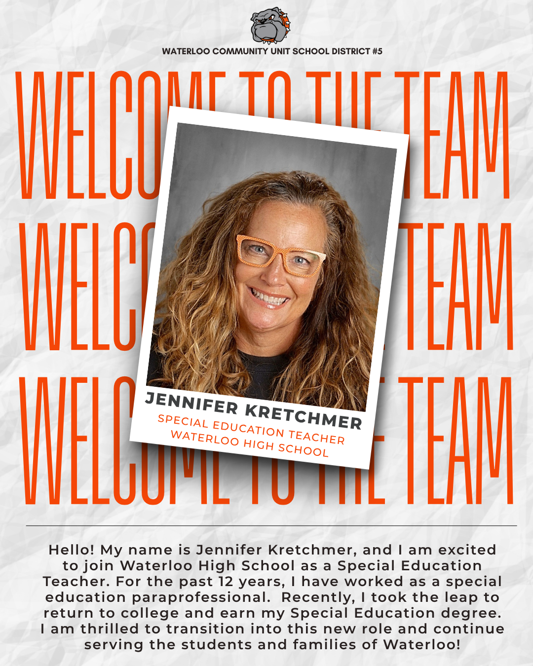 Mrs. Kretchmer's New Role!