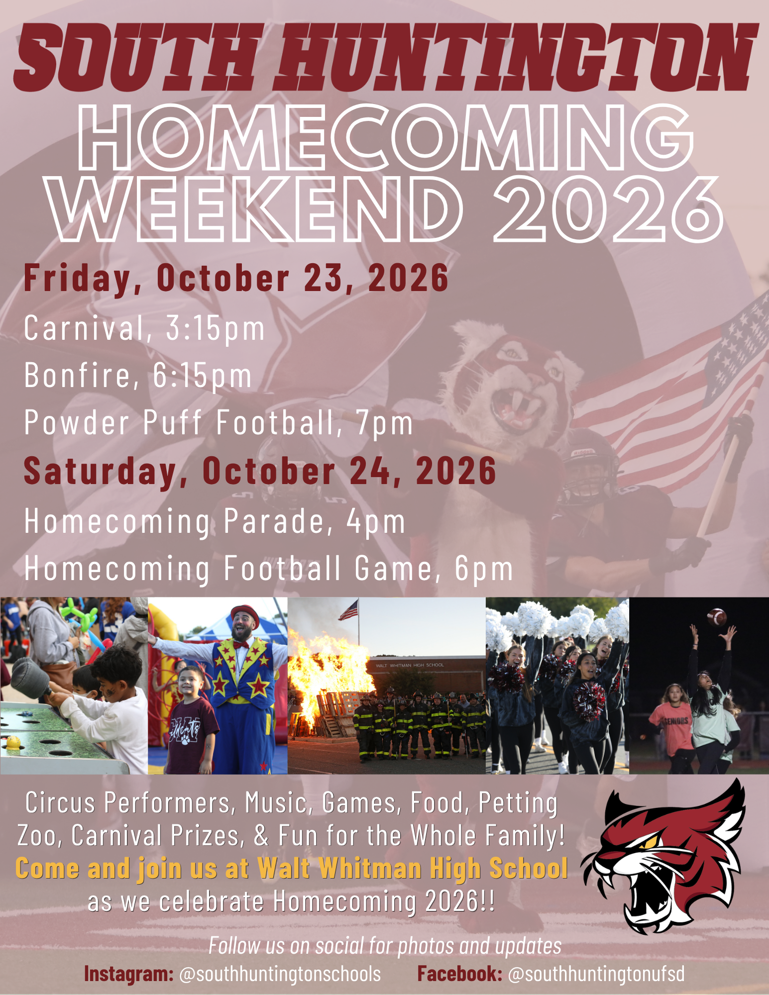 South Huntington Homecoming 2026