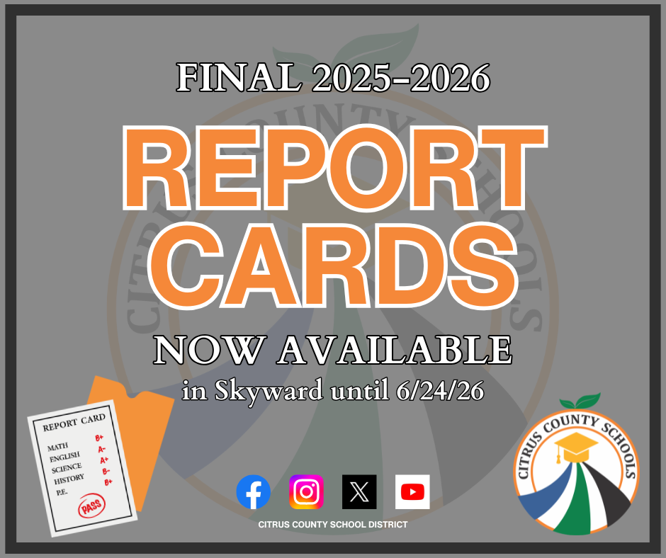 2025-2026 Final Report Cards for Middle & High