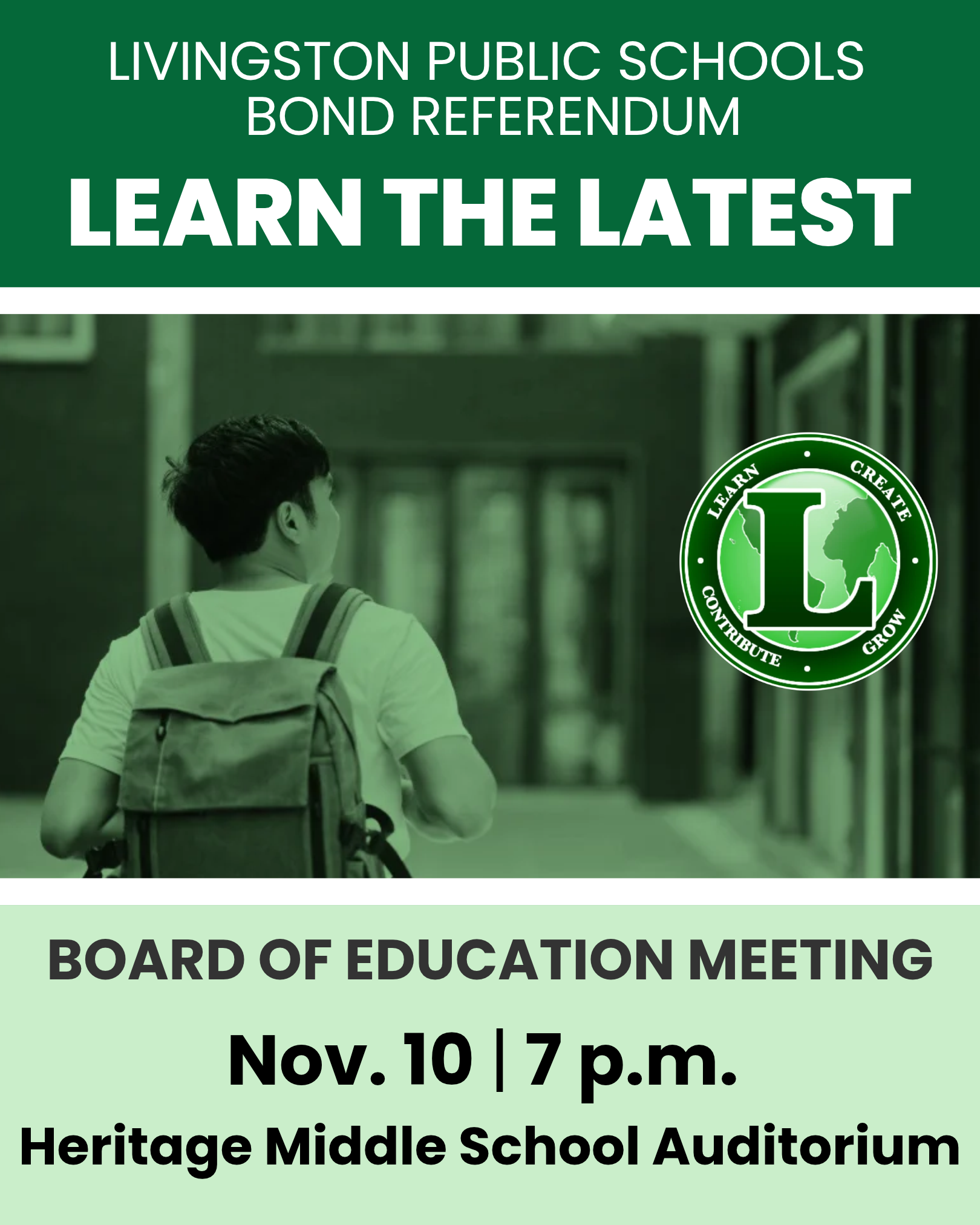 Board to Discuss Referendum on November 10th