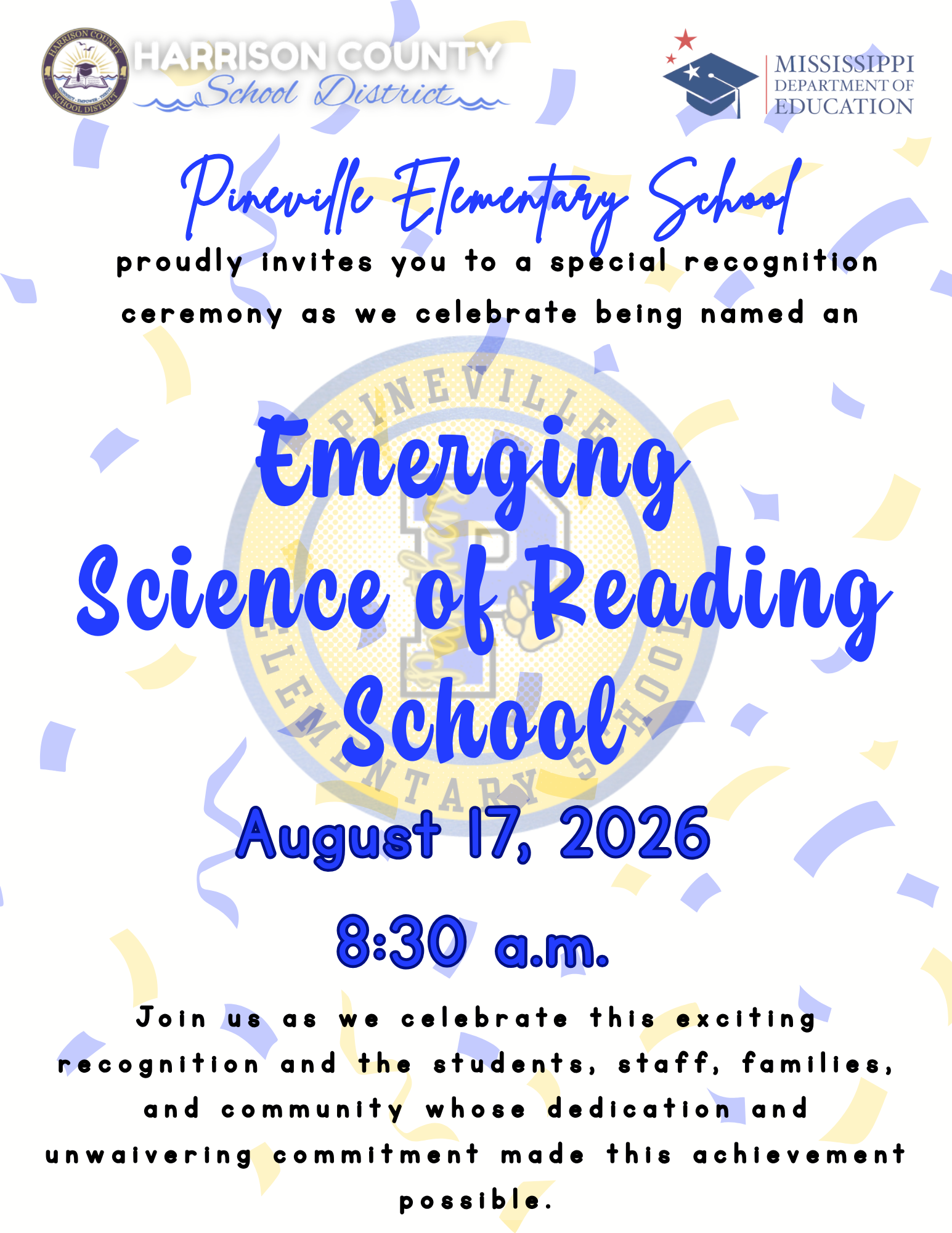 Emerging Science of Reading Award Ceremony