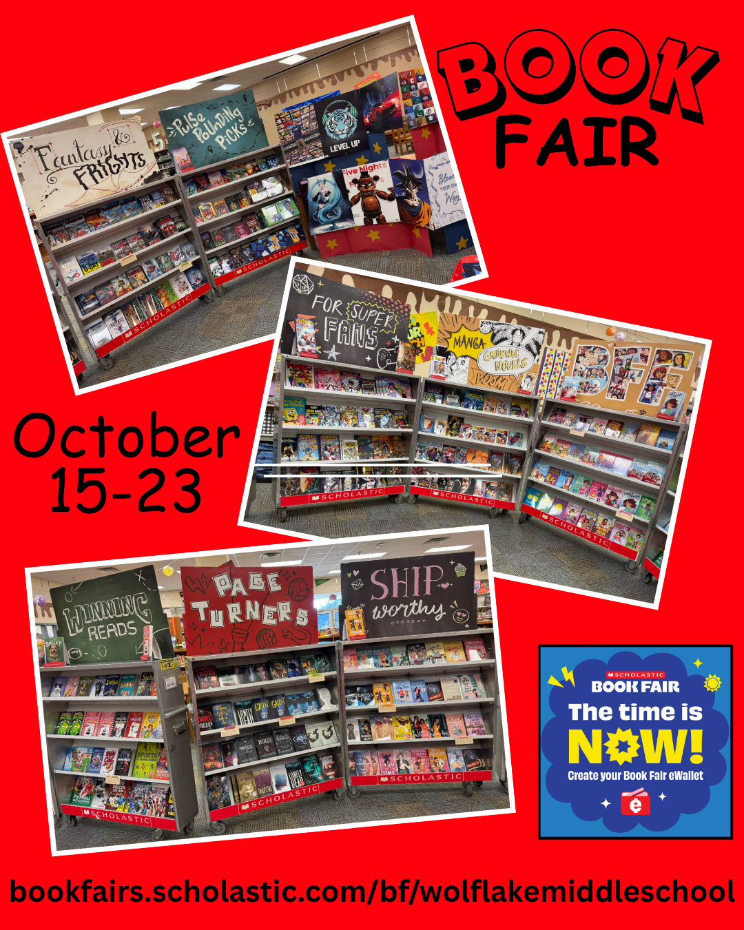 Book Fair: October 15-23