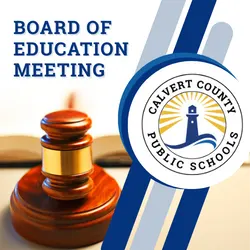 Calvert County Board of Education SY27 Board Meeting Calendar Revisions