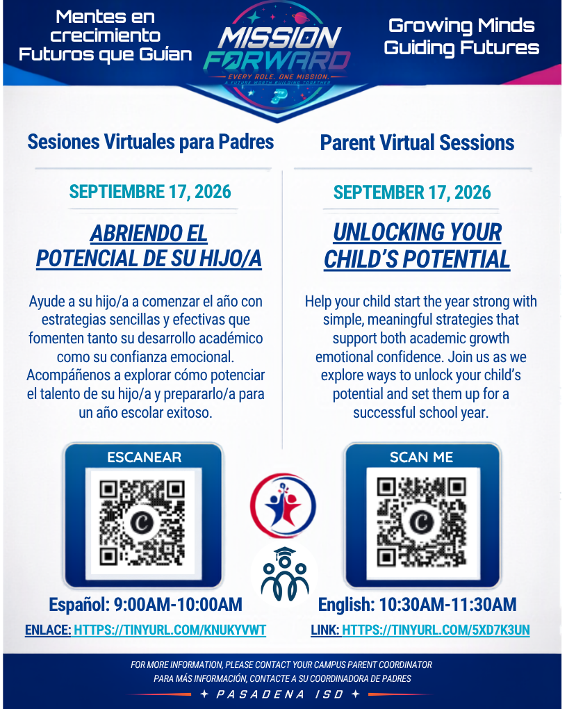 Parent & Family Virtual Learning Series-September