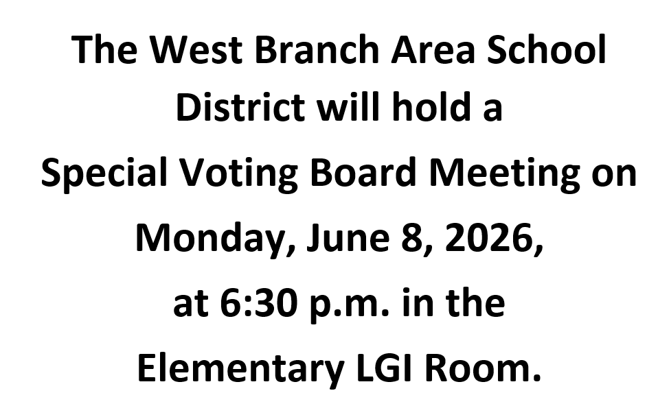 Special Voting Board Meeting - June 8