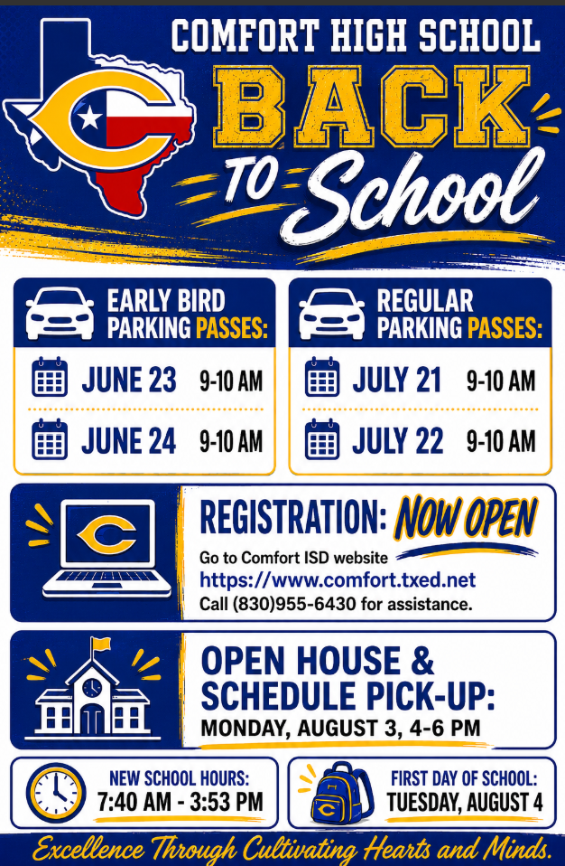 Back to School 2026-2027 Information 