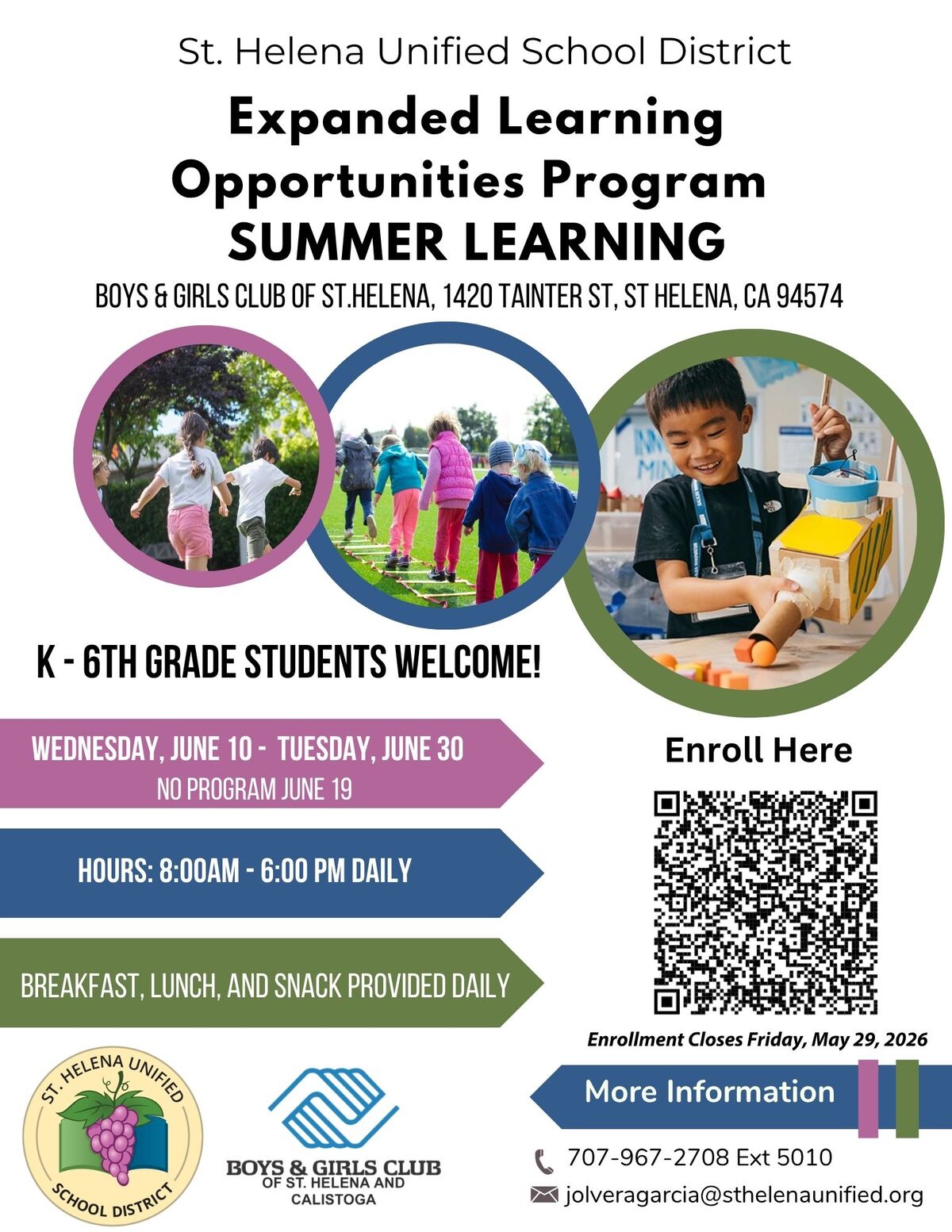 Expanded Learning Opportunities Program Summer Learning 