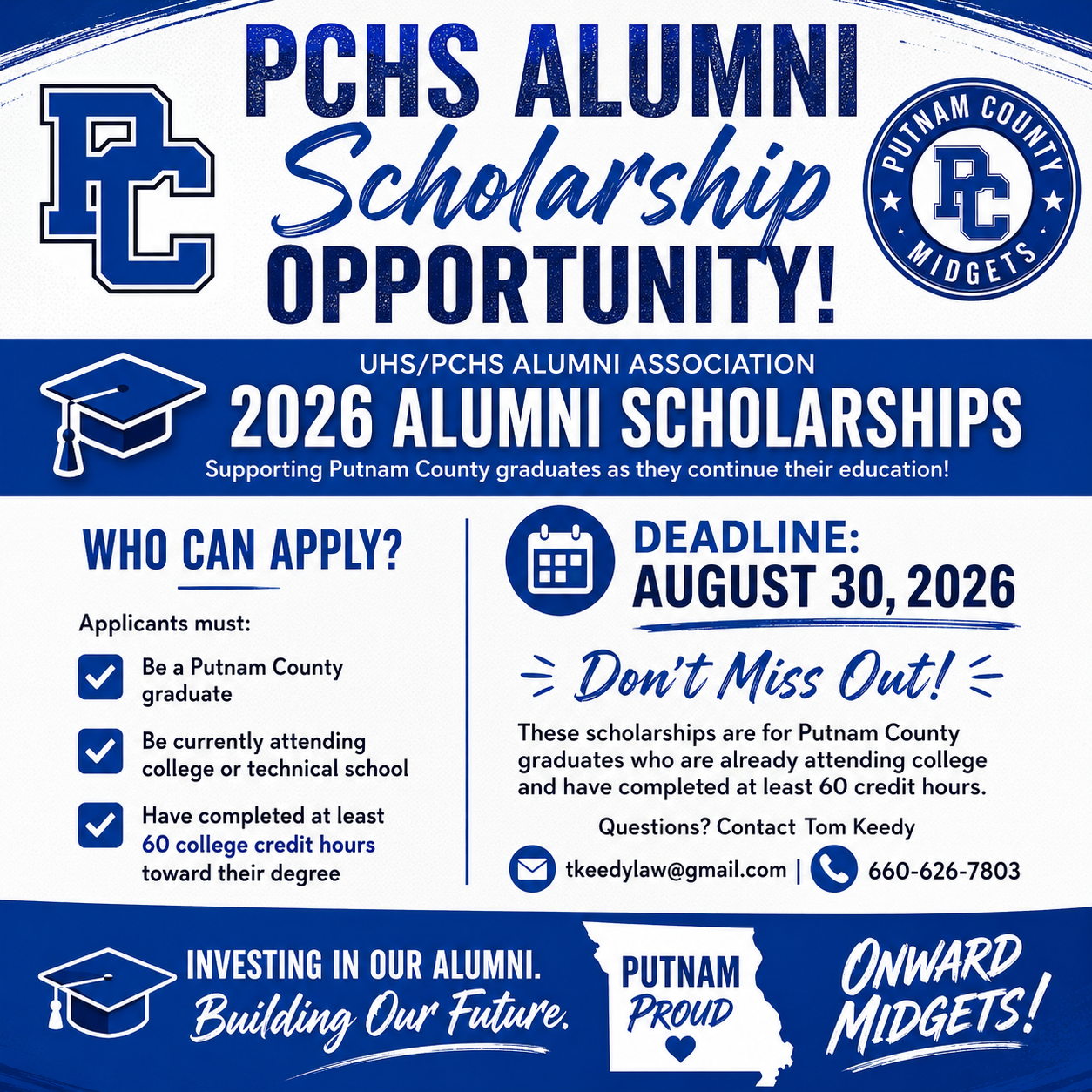 PCHS Alumni Scholarship Opportunity!