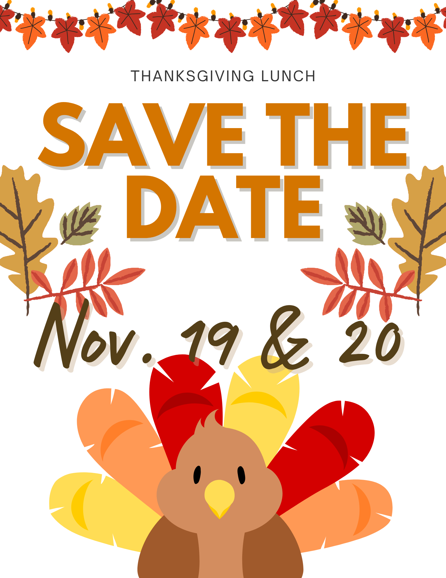 Thanksgiving Lunch Dates