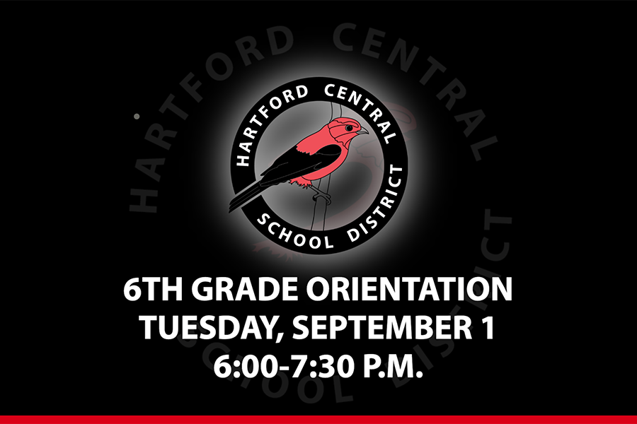 Sixth Grade Orientation Set for Tuesday, September 1