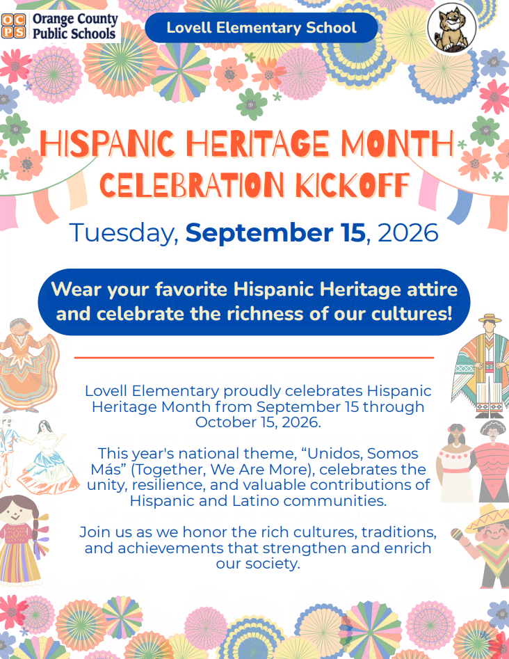 🎉 Hispanic Heritage Month Celebration Kickoff - Sep. 15 🌟