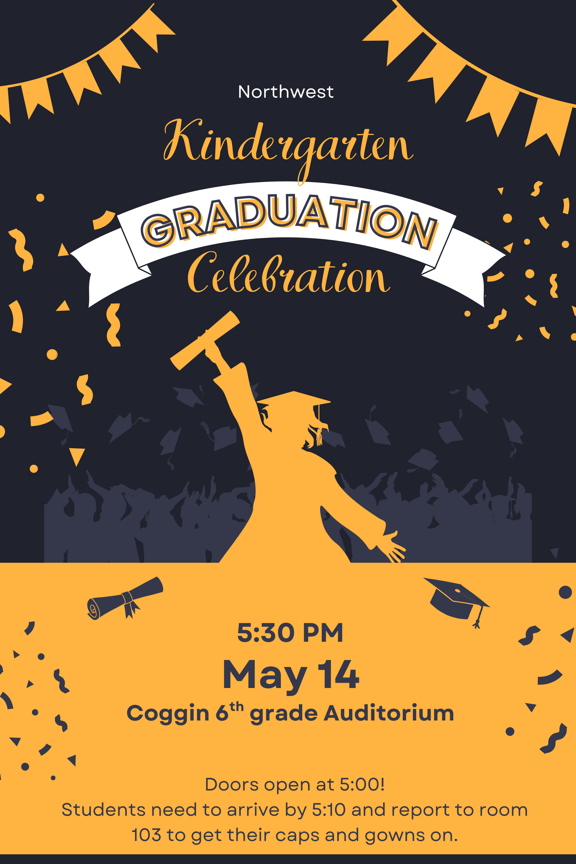 Kinder Graduation TONIGHT!!!