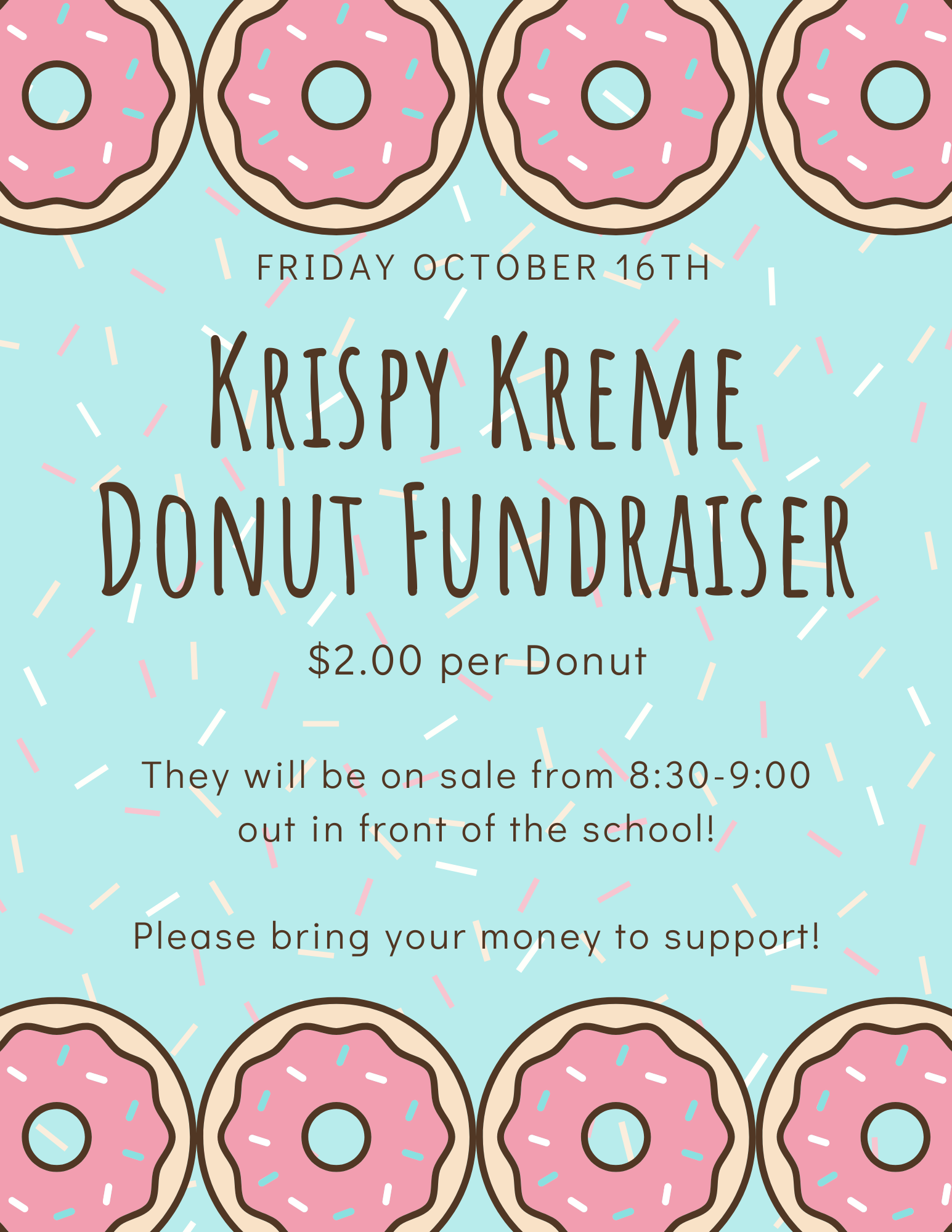 Donut Fundraiser / Venta de Donas