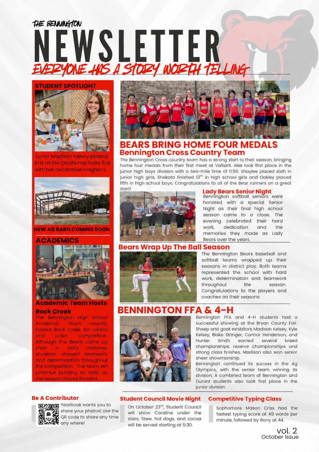 October Newsletter