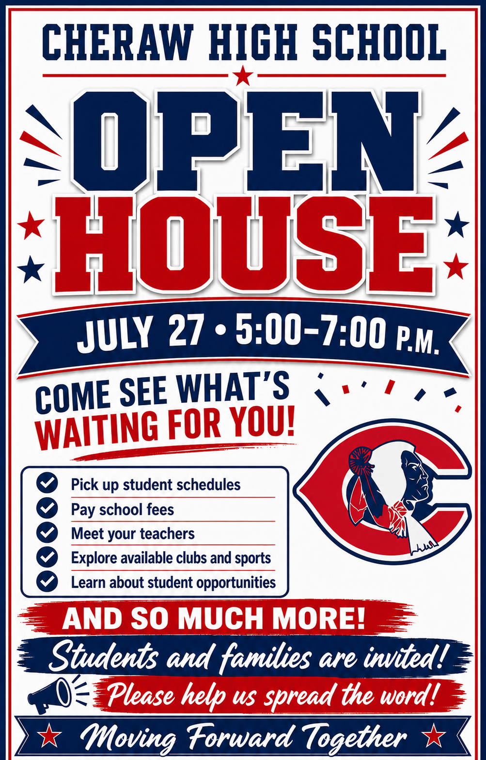 Open house. Come and join us!