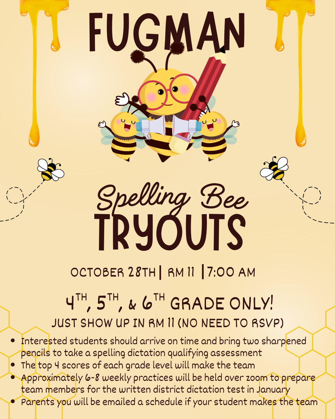 Spelling Bee Tryouts