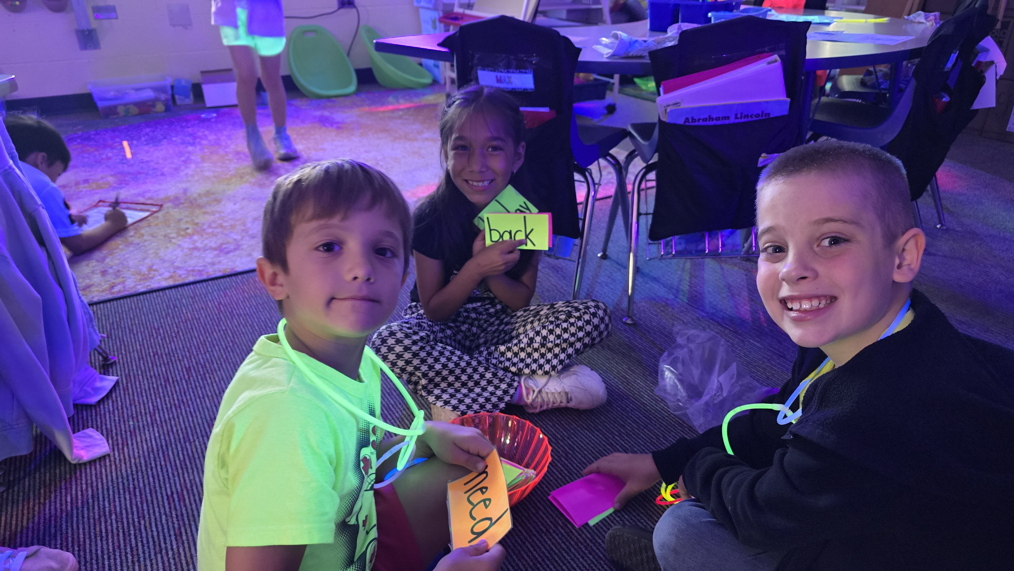 Mrs. Keene's Class Glow Day